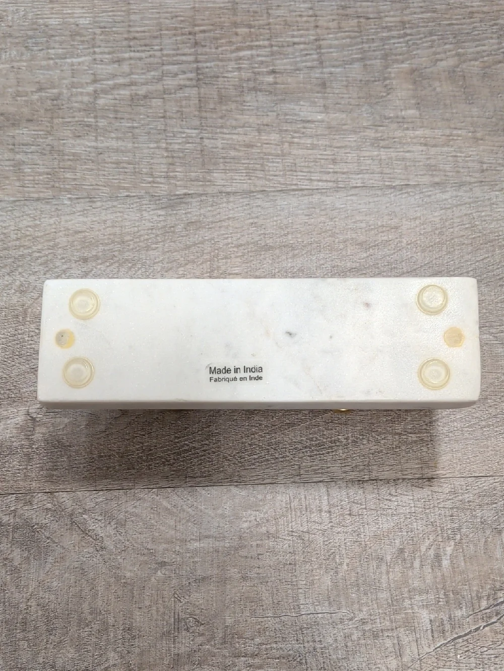 Anthropologie Marble And Brass Makeup Brush Organizer